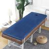 Round Head Massage Table Mattress Topper,Spa Massage Table Pad with Elastic Bands,Non-Slip Lash Bed Cushion Only with Breathing Hole,Without Bed,7cm Thickness,Navy Blue,80x190cm view 1