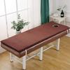 4cm Thickness Massage Table Lash Bed Mattress Topper,Plush Beauty Salon Bed Mattress with Round Head,Spa Sheets Portable for Physiotherapists,Bed Not Included,Brown,60x180cm view 1
