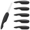 6pcs Folding Nail File Nail Buffer Folding Tool Metal File Buffer Nail File for Thick Toenails Trim Metal Sapphire Buffer Bulk Nail Tool Stainless Steel Manicure Clippers view 1