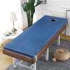 4cm Thickness Massage Table Lash Bed Mattress Topper,Plush Beauty Salon Bed Mattress with Round Head,Spa Sheets Portable for Physiotherapists,Bed Not Included,Navy Blue,70x185cm view 1