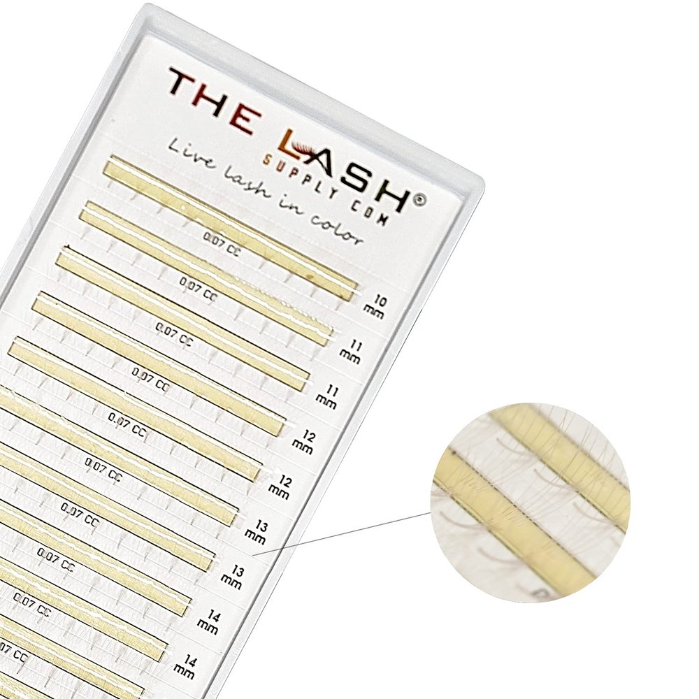 THE LASH SUPPLY Halloween 120 Fans, 6D Premade Color Eyelash Extensions, CC Curl, Mix Length 10-16mm, 0.07 Thickness, Colorful Volume Lash Extensions, Natural and Long-lasting Curl, Mix Lash Tray
