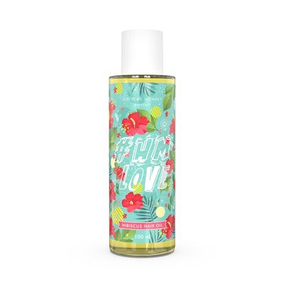 JOKE HM Love Hibiscus & Coconut Milk Hair Oil - Reduces Hair Fall and Grows New Hair - 100% Natural, No Mineral Oils, Chemical Free. By Hibiscus Monkey, 100ML.- PACK OF 75