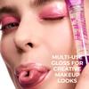 Lamel The Myth of Utopia KIT Lip Gloss - Eye gloss Base for All Shades - Glimmer - For Face & Body - 16 Colors Eyeshadow Palette - Waterproof, Smoodge-proof,Long-Lasting (Eyegloss Utopia) view 2