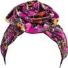 TouchUps Hair Bun Cap Hair Protection Head Wrap Hairbun Cap Wrap African Turban Pattern Headwrap Headscarf Pink view 1