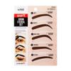 Kiss New York Instant Eye Brow Stencil Kit 5 Different Designs 10 Stencils Easy to Use Quick Finish (Stencil-Dramatic) view 1