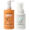 Dabble & Dollop Tangerine + Vanilla Body Wash & Shampoo  3-in-1 Natural Bubble Bath for Kids, No Parabens or Sulfates, Vegan, Gluten-Free, Tear-Free (2-Pack) view 1