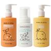 Dabble & Dollop Citrus Kiss Bundle, Natural Bubble Bath, Body Wash & Shampoo for Kids, Paraben & Sulfate Free, Vegan, Gluten-Free, Tear-Free, Tangerine, Vanilla, Lemon (Set of 3) view 1