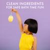 Dabble & Dollop Lemon + Vanilla Body Wash & Shampoo  3-in-1 Natural Bubble Bath for Kids, No Parabens or Sulfates, Vegan, Gluten-Free, Tear-Free (2-Pack) view 2