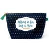 Brooke & Jess Designs Mom Life Funny Pouch Gifts for Women Dotted Makeup Bags Cosmetic Bag Travel Toiletry Makeup Pouch Bag with Zipper Best Birthday Just Because Gifts view 1