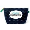 Brooke & Jess Designs Chaos Coordinator Pouch Gifts for Women Dotted Makeup Bags Cosmetic Bag Travel Toiletry Makeup Pouch Pencil Bag with Zipper Best Teacher Just Because Gifts view 1