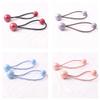 Bubble Ball Hair Ties for Girls Bobbles Elastic Hair Bands Knockers for Little Girls Non Slip Ponytail Holders Hair Knockers Bead Hair Ties Scrunchie Hair Accessories 8 Pcs view 3