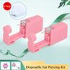 Ear Piercing Kits,Body Piercing Kits,6 Pack Disposable Self Ear Piercing Gun Tool with 5mm Cubic Zirconia Stud Earrings (Pink) view 3
