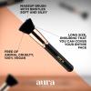 Flat Kabuki Foundation Brush by Aura. Designed for the face, this flat-top kabuki brush is ideal for applying foundation and setting powder. view 2