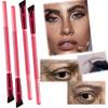 2023 New Amazing Multifunctional Eyebrow Brush - Realistic Eyebrow Brush, Multi Purpose Square Eyebrow Makeup Brush, for Drawing Brows Similar to 3D Natural Real Hair (1 Set) (2Pcs) view 1