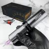 BRONC Max V12 Wireless Tattoo Machine Rotary Pen Coreless Motor 2,100mAh Battery Power (Adjustable 2.5  4.0mm Stroke) Grey view 2
