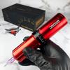 BRONC Max V12 Wireless Tattoo Machine Rotary Pen Coreless Motor 2,100mAh Battery Power (Adjustable 2.5  4.0mm Stroke) Red view 2
