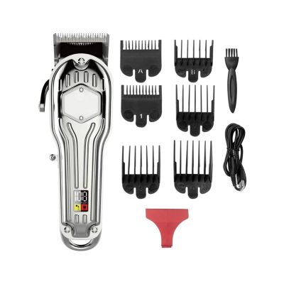 GIENEX Hair Clipper Mens Electric Cordless Hair Trimmer Speed Adjustable Professional Haircut Beard Trimmer Hair Cutting Machine Kit with Ceramic Cutting Head Four Attachment Combs