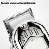 GIENEX Hair Clipper Mens Electric Cordless Hair Trimmer Speed Adjustable Professional Haircut Beard Trimmer Hair Cutting Machine Kit with Ceramic Cutting Head Four Attachment Combs view 4