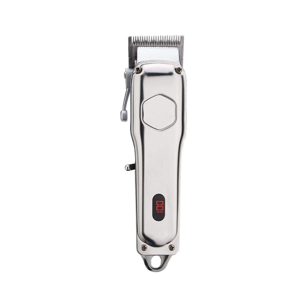 GIENEX Hair Clippers Full Metal for Men Cordless LED Display Hair Trimmer Beard Trimmer Barber Hair Cut Grooming Kit for Stylists and Barbers