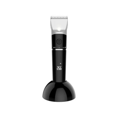 GIENEX Professional Hair Clippers Cordless Pro Hair Trimmer Rechargeable Beard Trimmer Electric LED Display Haircut Kit for Men and Family Use with Charging Dock 4 Guide Combs