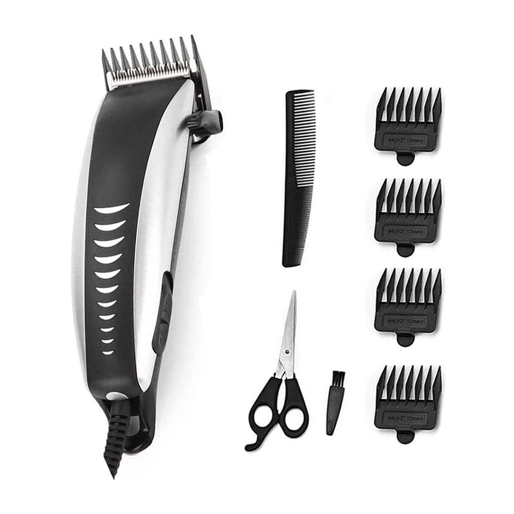 GIENEX 6 Piece Styling Kit with Hair Clipper and Beard Trimmer for Total Body Grooming