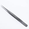 CHAZON TWEEZERS - Stainless Steel Straight Point Tweezers, Best Tweezers for Eyebrows, Facial Hair and Ingrown Hair view 1