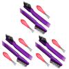 Healifty 12pcs Hairbrush Cleaner Tools for Home Salon Use Easy to Clean Lightweight Hair Brush Cleaning for Removing Hair and Debris view 1