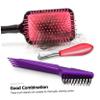 Healifty 12pcs Hairbrush Cleaner Tools for Home Salon Use Easy to Clean Lightweight Hair Brush Cleaning for Removing Hair and Debris view 3