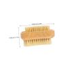 Healifty 6pcs Eco-friendly Nail Scrub Brush Household Nail Cleaner Multi-function Supplies view 3