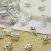 100pcs Silver Hair Jewelry for Braids Loc Jewelry Rings for Hair Adjustable Cuffs Dreadlocks Hair Beads for Women Braids Accessories view 1