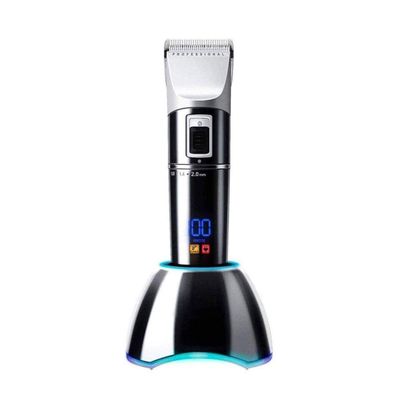 GIENEX Professional Hair Clippers Cordless Hair Trimmer Rechargeable Beard Trimmer Electric LED Display Haircut Kit for Men and Family Use with Charging Dock 4 Guide Combs