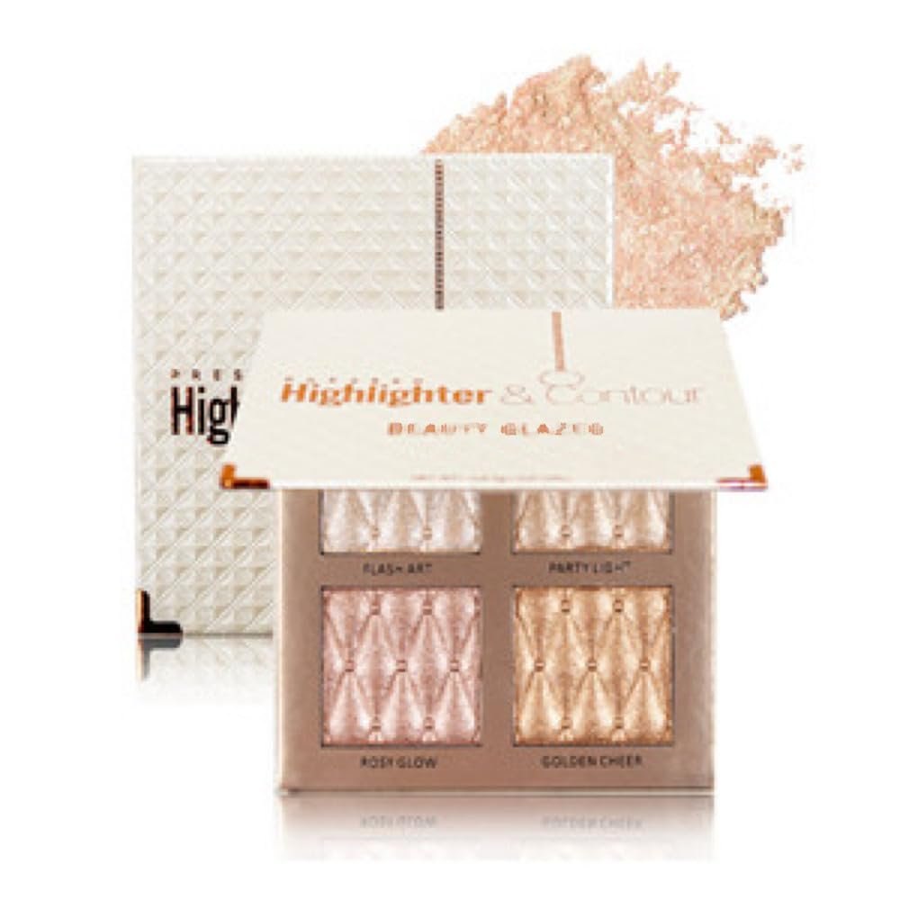 4-color highlighter makeup palette shimmer bronze contour shadow illumination highlight eyeshadow palette eyeshadow cosmetic set