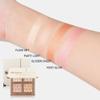 4-color highlighter makeup palette shimmer bronze contour shadow illumination highlight eyeshadow palette eyeshadow cosmetic set view 3