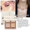 4-color highlighter makeup palette shimmer bronze contour shadow illumination highlight eyeshadow palette eyeshadow cosmetic set view 4