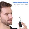 MOVOZIN Nose Hair Trimmer for Men and WomenProfessional Painless Clean Nasal Ear & Facial Hair Electric TrimmerBattary-Operated Eyebrow ClipperDual Edge Blades for Easy Cleansing Black view 4