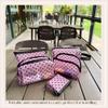 5 Pieces Mesh Heart Makeup Bags Sets, Zipper Mesh Cosmetic Bag Toiletry Bag, Travel Makeup Bags for Women, Small Items Storage Organizer Bags for Home Office Travel (Pink) view 3