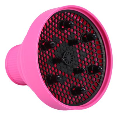 Hair Diffuser, Universal Collapsible Hair Dryer Diffuser Foldable Portable Silicone Blower Dryer Nozzle Replacement for Wavy Curly Hair Styling Salon Hairdressing ()
