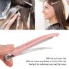 12 Pcs Hair Clip Pink ABS Safe Hair Clip Professional Ergonomic Silicone Band Salon Hair Clip view 3
