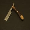 Beautiful Damascus Steel Razor Handmade Cut Throat Barber Salon Shaving Razor Pocket Knife Z-109 view 2