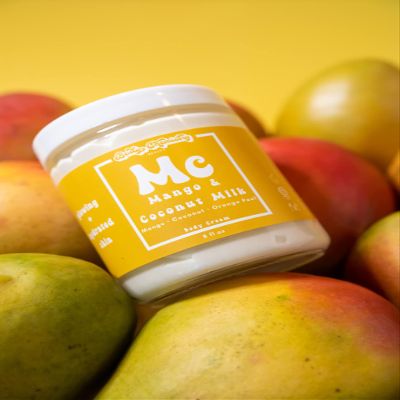 Body Chemistry Beauty Nourishing & Moisturizing Body Butter - Mango and Shea Body Cream (Mango & Coconut Milk)