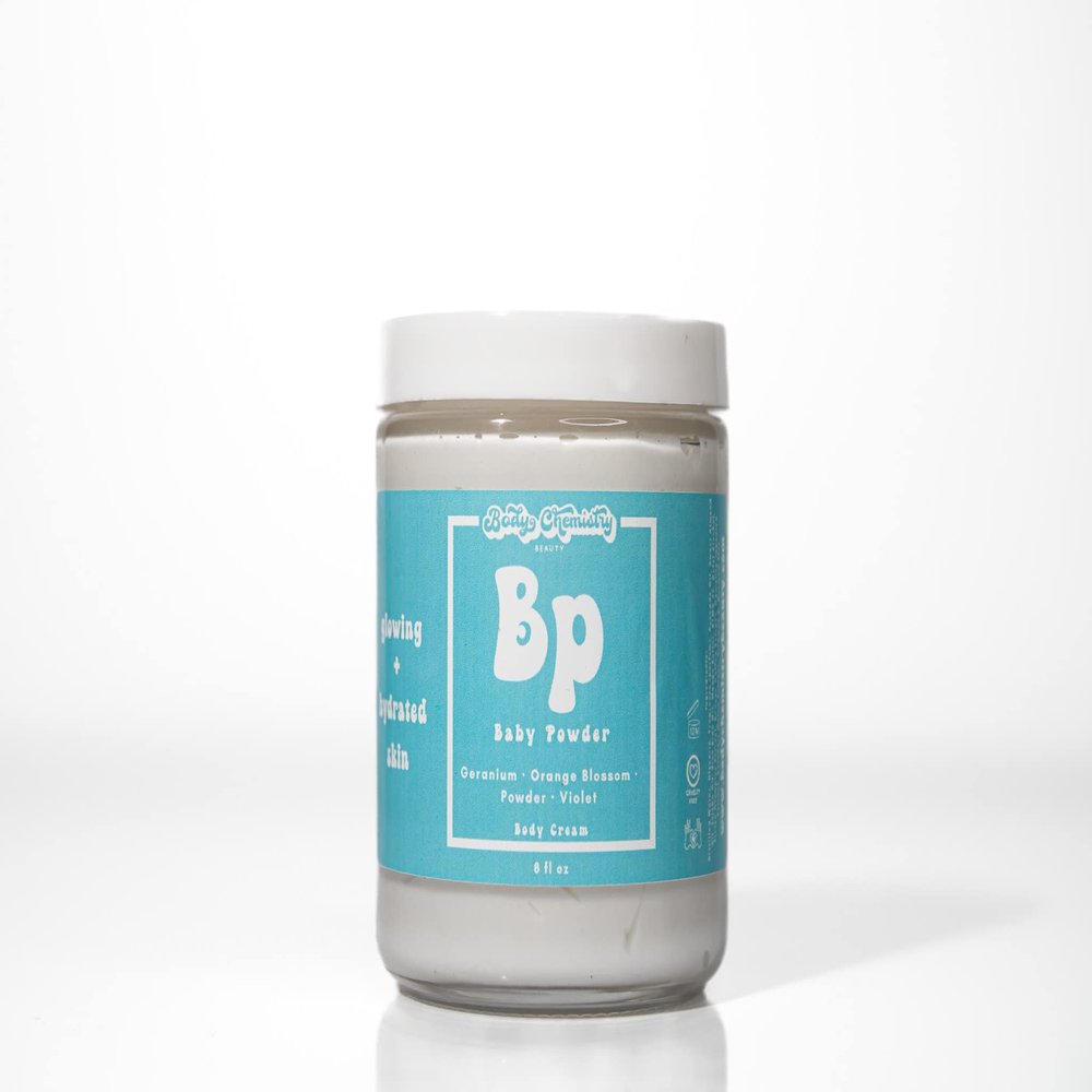 Body Chemistry Beauty Nourishing & Moisturizing Body Butter - Mango and Shea Body Cream (Baby Powder)