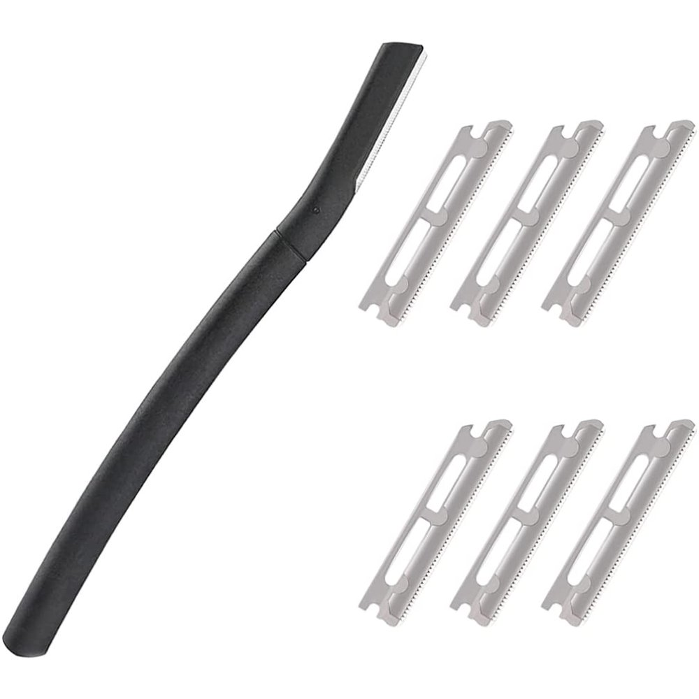 FRCOLOR 1set Eyebrow Trimmer with Replacement Blades Case Precision for Facial Hair Removal Lightweight Design for for Eyebrows Fine Hair Trimming