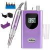 35000RPM Portable Nail Drill Machine, HoMove Professional Nail Drill Machine, Rechargeable Electric Efile Nail Drills for Acrylic Gel Nails, Cordless Portable Nails DrillPurple view 1