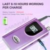 35000RPM Portable Nail Drill Machine, HoMove Professional Nail Drill Machine, Rechargeable Electric Efile Nail Drills for Acrylic Gel Nails, Cordless Portable Nails DrillPurple view 3