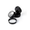 LXLK 48 Pack 15ML Black Aluminum Lip Balm Tins Cans Jars Empty Refillable Containers with Screw Lid Round Travel Storage Cosmetic Storage Bottle for Powder Candle Salve Spice Cream Anti-Leakage view 3