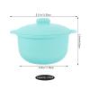 LALAFINA Professional Silicone Wax Warmer Bowl for Hair Removal Easy to Clean Capacity Non-stick Lid Suitable for Home and Salon Use view 2