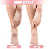 HooLing 3 Pairs Aloe Socks Moisturizing Spa Socks Aloe Vera Infused Fuzzy for Christmas Women Men Repairing Softening Dry Cracked Feet Skins(Pink) view 4