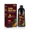 CSFDXD Herbal Dark Brown Hair Coloring Shampoo for Women and Men - 3 in 1 for Gray Coverage, 100% Gray to Brown Hair Color, 500ml view 1