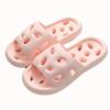 JIXAW Spa Slippers Lightweight Spa Open Toe Shower Sandals Cloud Slippers for Women Soft Pillow Stress Relief Slide Sandals for Ladies,powder-6-7 view 1