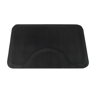 Henf 3ft x 4.5ft Barber Mat Salon Anti Fatigue Mats for Hair Stylist, 1/2" Thick Barber Shop Chair Mat Rectangular Beauty Salon Mats with Round Cutout for Barber Chair